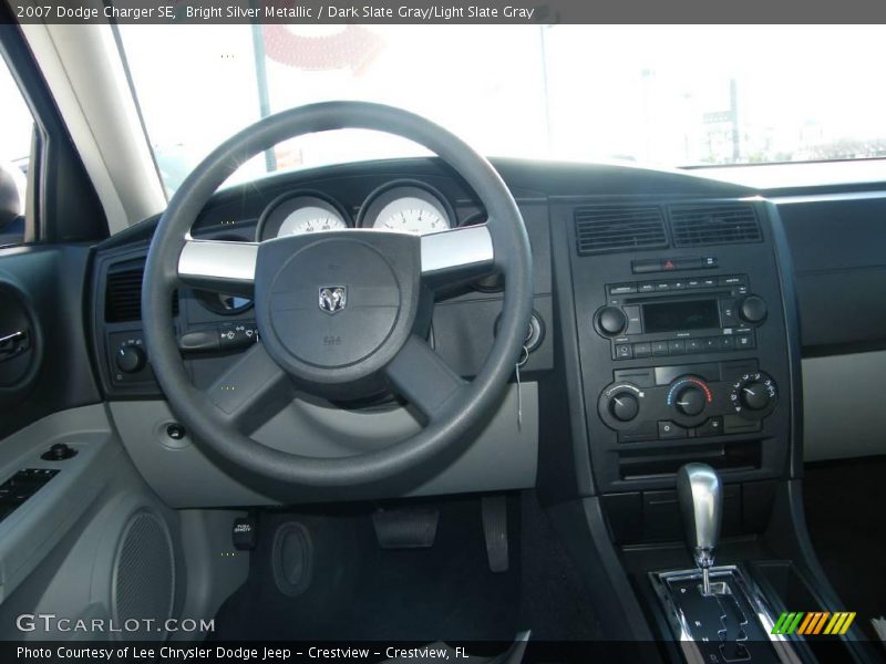 Bright Silver Metallic / Dark Slate Gray/Light Slate Gray 2007 Dodge Charger SE