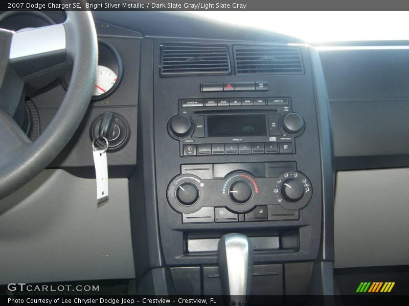 Bright Silver Metallic / Dark Slate Gray/Light Slate Gray 2007 Dodge Charger SE