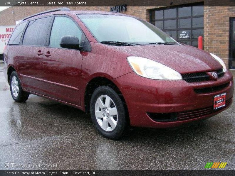 Salsa Red Pearl / Stone 2005 Toyota Sienna LE