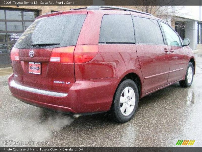 Salsa Red Pearl / Stone 2005 Toyota Sienna LE