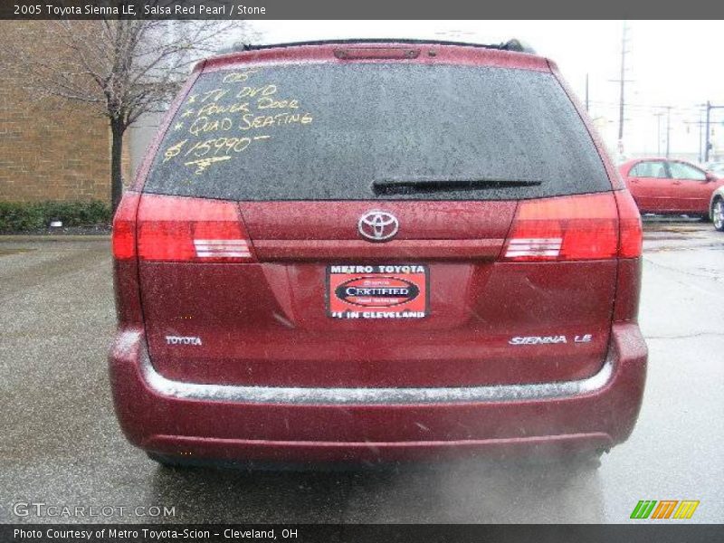 Salsa Red Pearl / Stone 2005 Toyota Sienna LE