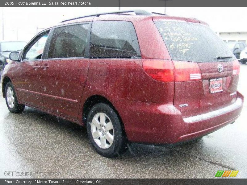 Salsa Red Pearl / Stone 2005 Toyota Sienna LE