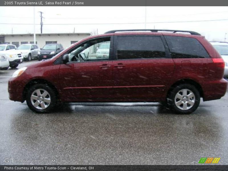 Salsa Red Pearl / Stone 2005 Toyota Sienna LE