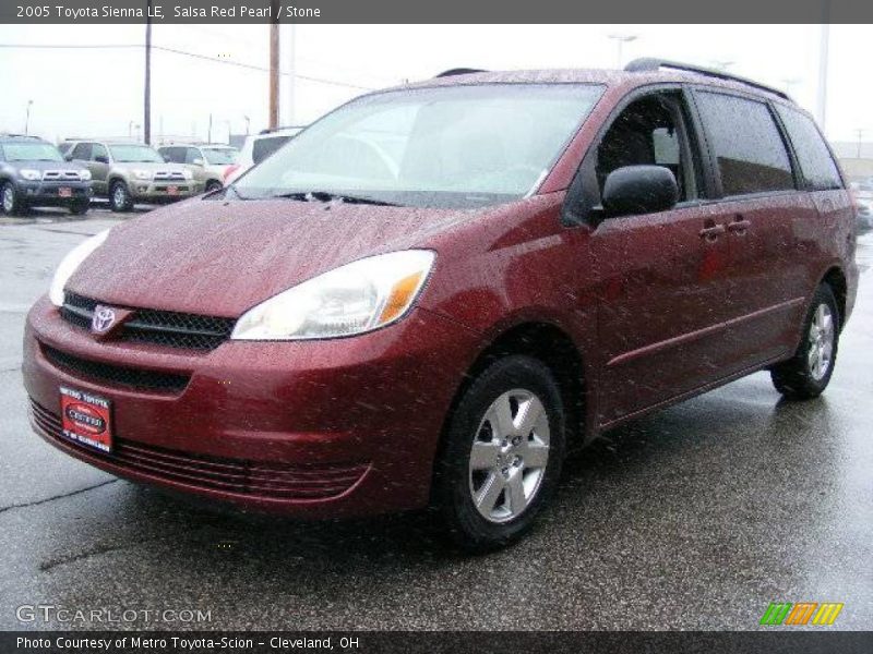 Salsa Red Pearl / Stone 2005 Toyota Sienna LE