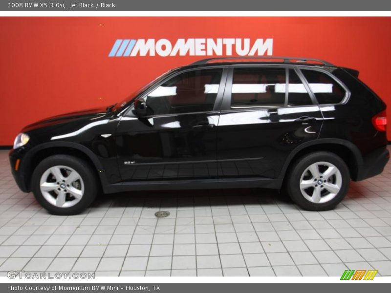 Jet Black / Black 2008 BMW X5 3.0si