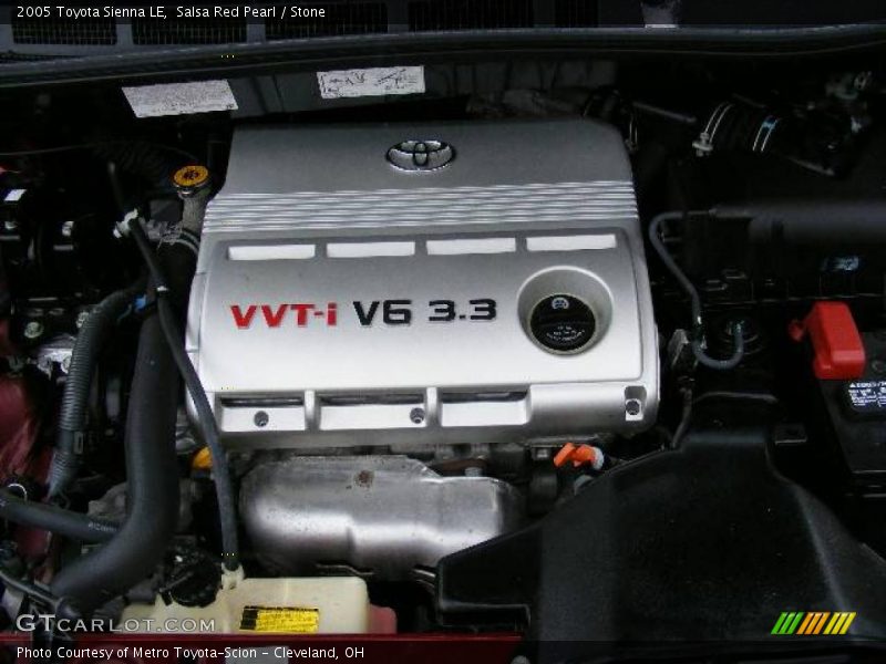 Salsa Red Pearl / Stone 2005 Toyota Sienna LE