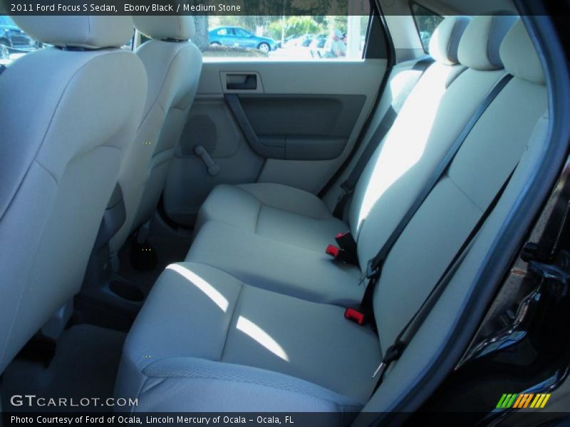 Ebony Black / Medium Stone 2011 Ford Focus S Sedan