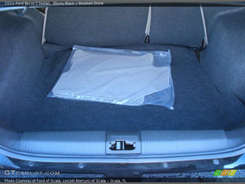 Ebony Black / Medium Stone 2011 Ford Focus S Sedan