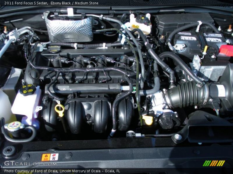 Ebony Black / Medium Stone 2011 Ford Focus S Sedan