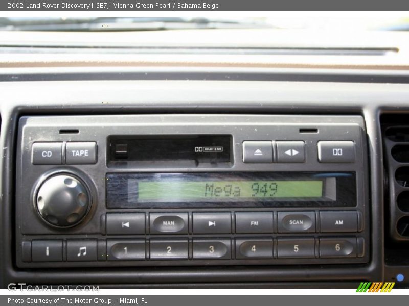 Vienna Green Pearl / Bahama Beige 2002 Land Rover Discovery II SE7