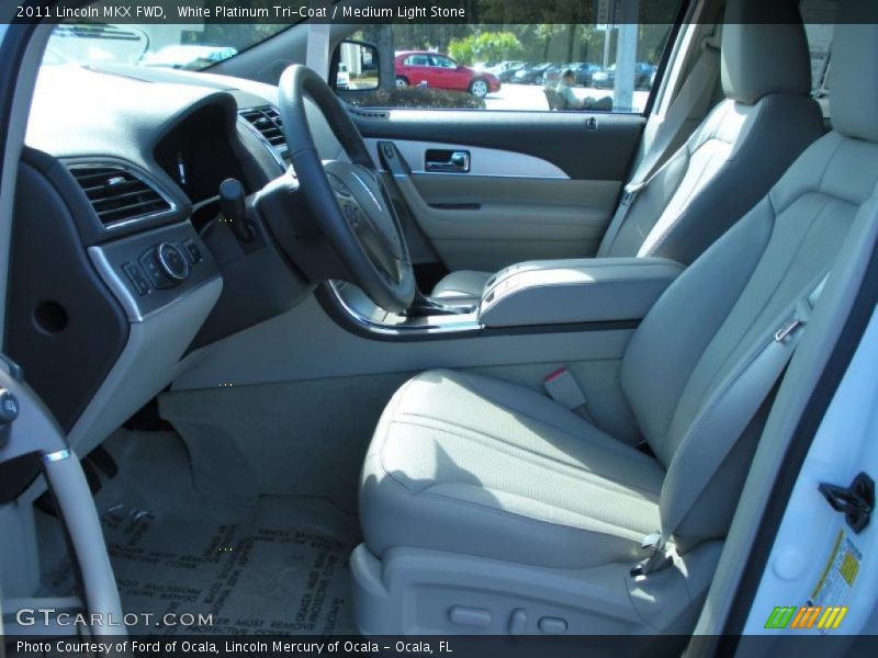 White Platinum Tri-Coat / Medium Light Stone 2011 Lincoln MKX FWD