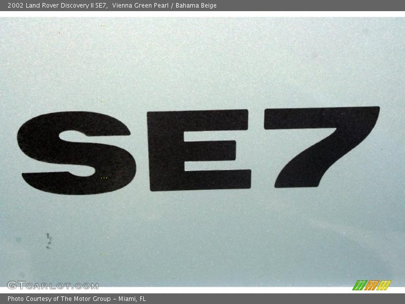  2002 Discovery II SE7 Logo