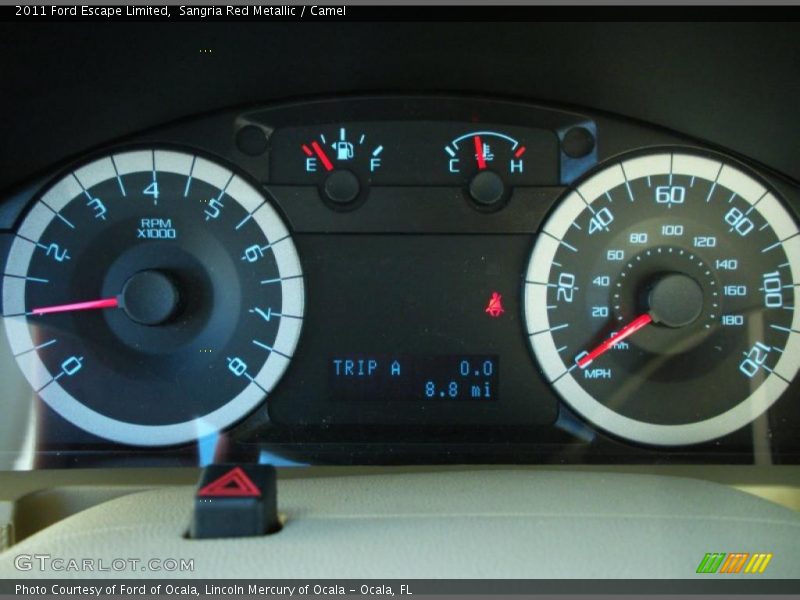  2011 Escape Limited Limited Gauges