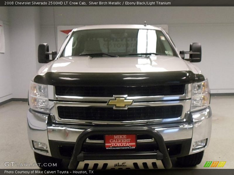 Silver Birch Metallic / Ebony Black/Light Titanium 2008 Chevrolet Silverado 2500HD LT Crew Cab