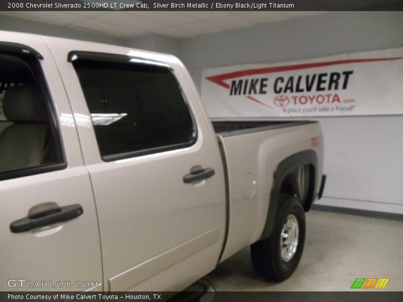 Silver Birch Metallic / Ebony Black/Light Titanium 2008 Chevrolet Silverado 2500HD LT Crew Cab
