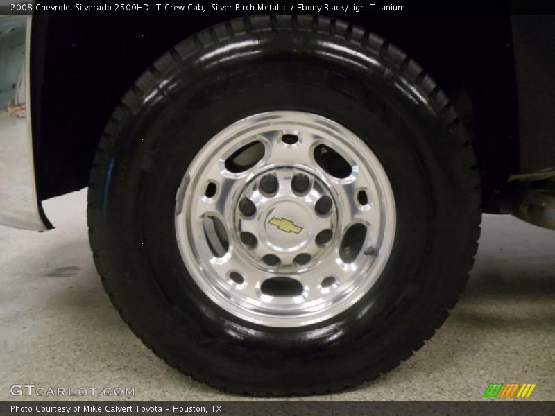 Silver Birch Metallic / Ebony Black/Light Titanium 2008 Chevrolet Silverado 2500HD LT Crew Cab