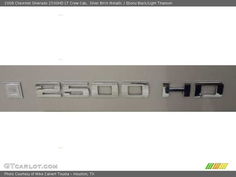 Silver Birch Metallic / Ebony Black/Light Titanium 2008 Chevrolet Silverado 2500HD LT Crew Cab