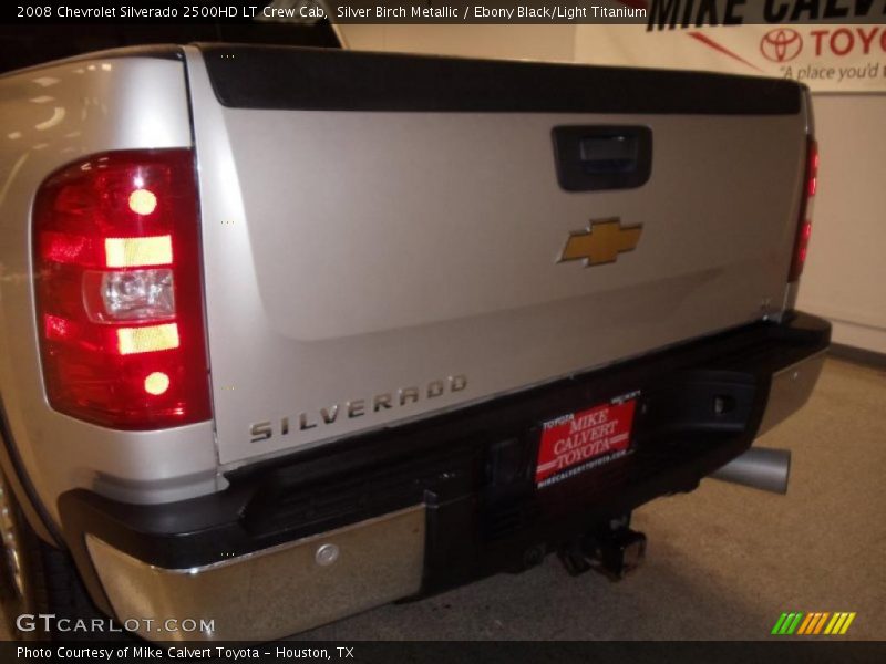 Silver Birch Metallic / Ebony Black/Light Titanium 2008 Chevrolet Silverado 2500HD LT Crew Cab