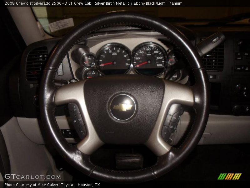 Silver Birch Metallic / Ebony Black/Light Titanium 2008 Chevrolet Silverado 2500HD LT Crew Cab