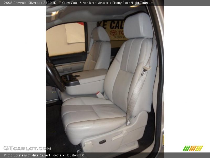 Silver Birch Metallic / Ebony Black/Light Titanium 2008 Chevrolet Silverado 2500HD LT Crew Cab