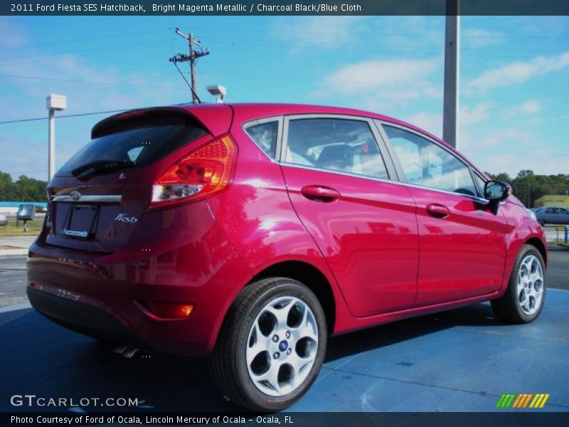 2011 Fiesta SES Hatchback Bright Magenta Metallic