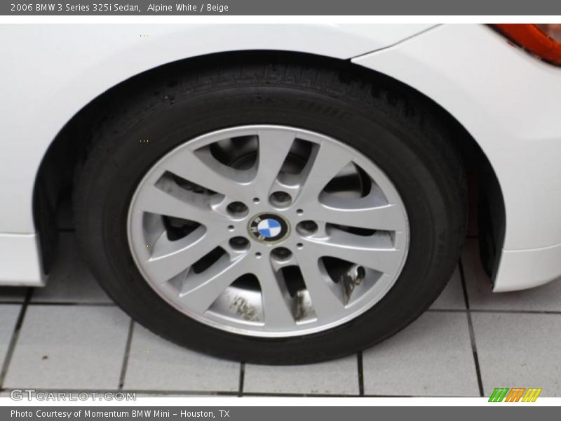 Alpine White / Beige 2006 BMW 3 Series 325i Sedan