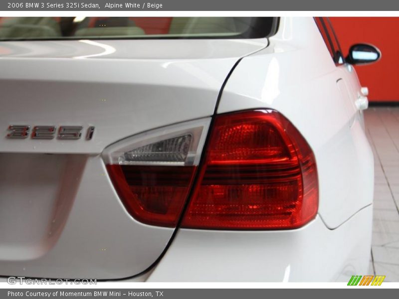Alpine White / Beige 2006 BMW 3 Series 325i Sedan