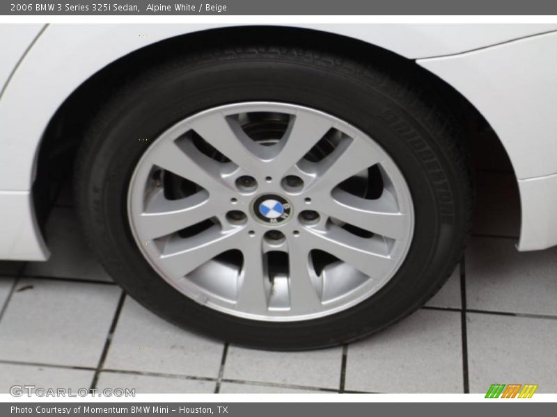 Alpine White / Beige 2006 BMW 3 Series 325i Sedan