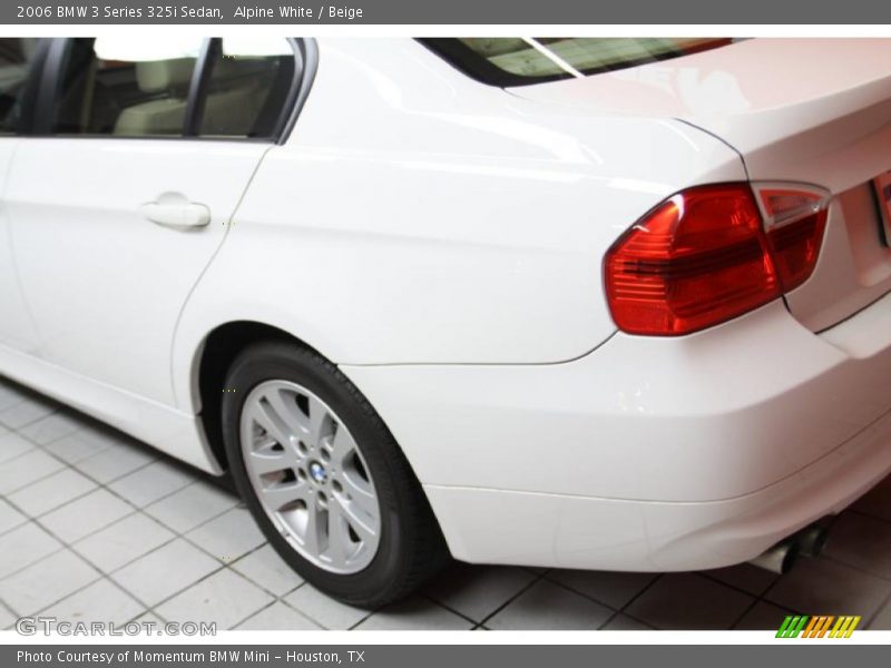 Alpine White / Beige 2006 BMW 3 Series 325i Sedan