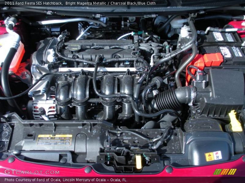  2011 Fiesta SES Hatchback Engine - 1.6 Liter DOHC 16-Valve Ti-VCT Duratec 4 Cylinder