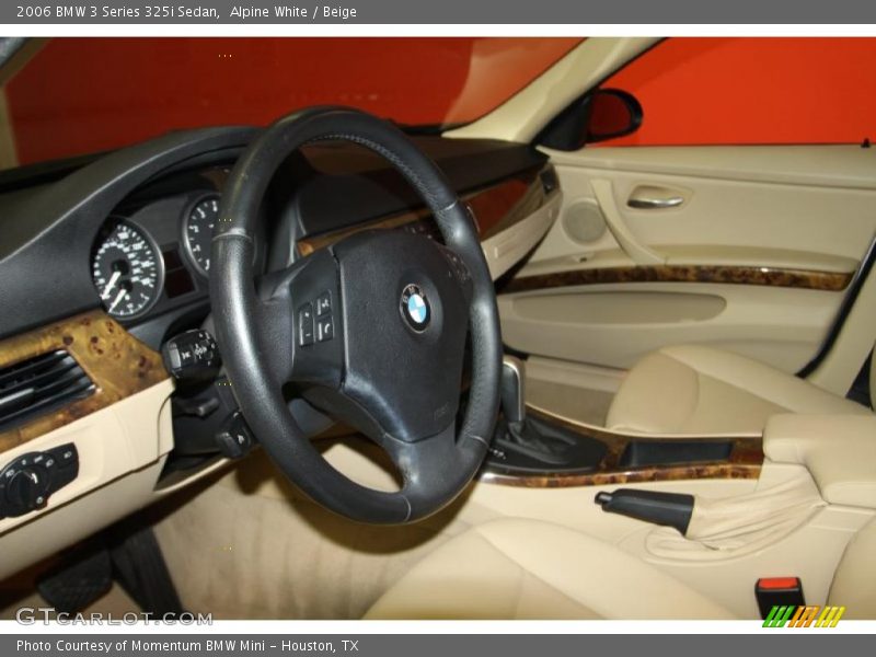 Alpine White / Beige 2006 BMW 3 Series 325i Sedan