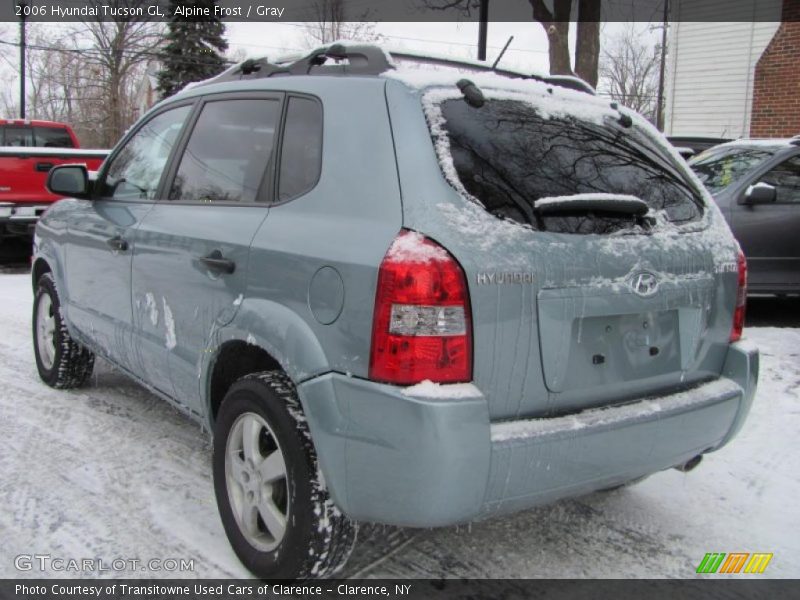 Alpine Frost / Gray 2006 Hyundai Tucson GL