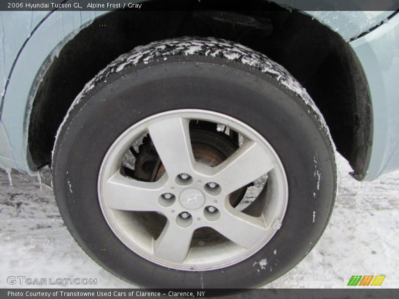 Alpine Frost / Gray 2006 Hyundai Tucson GL
