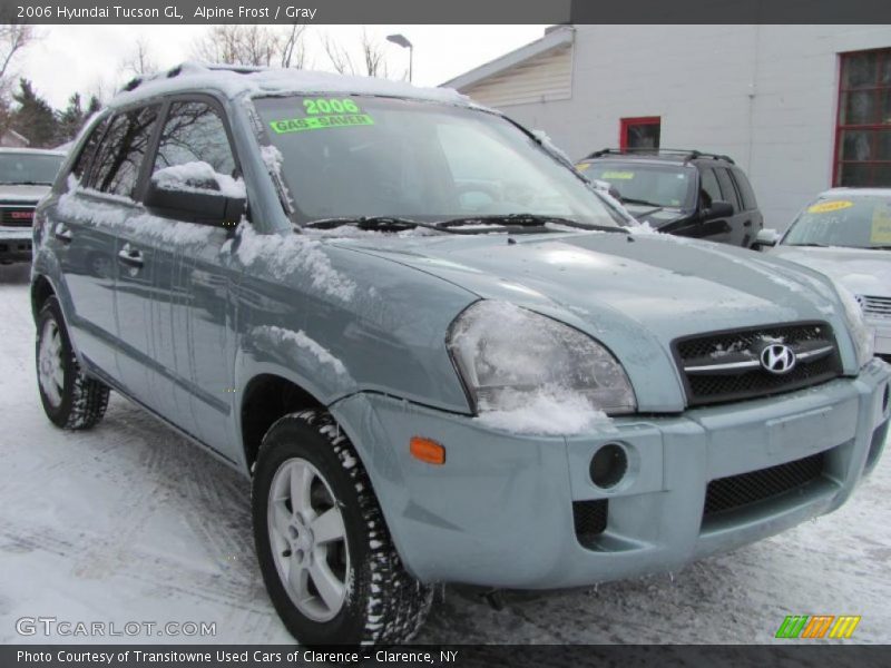 Alpine Frost / Gray 2006 Hyundai Tucson GL