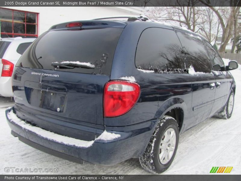 Midnight Blue Pearl / Medium Slate Gray 2005 Dodge Grand Caravan SE