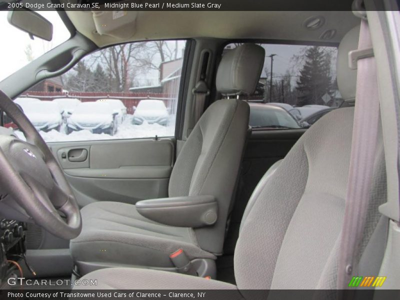 Midnight Blue Pearl / Medium Slate Gray 2005 Dodge Grand Caravan SE
