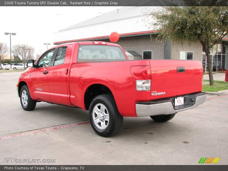 Radiant Red / Graphite Gray 2008 Toyota Tundra SR5 Double Cab