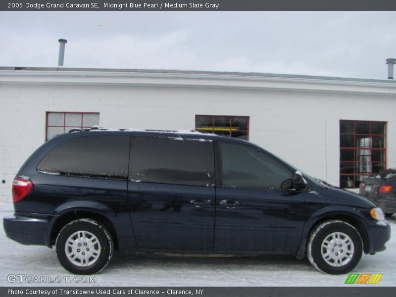 Midnight Blue Pearl / Medium Slate Gray 2005 Dodge Grand Caravan SE
