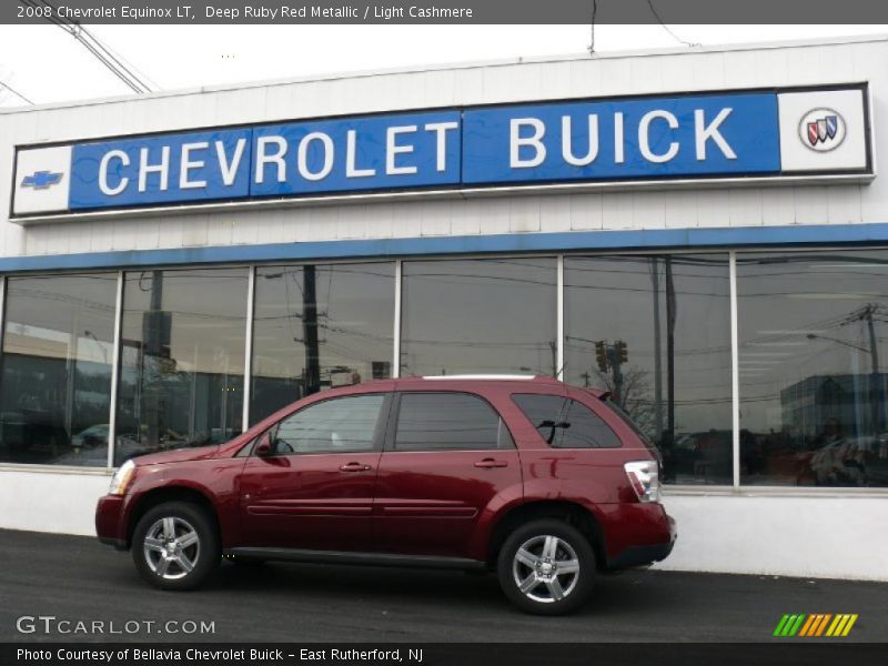 Deep Ruby Red Metallic / Light Cashmere 2008 Chevrolet Equinox LT