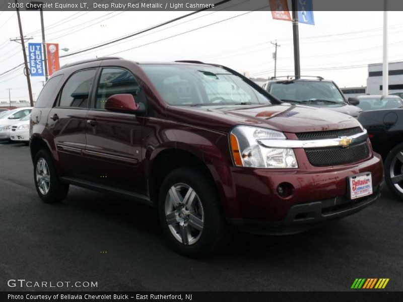 Deep Ruby Red Metallic / Light Cashmere 2008 Chevrolet Equinox LT