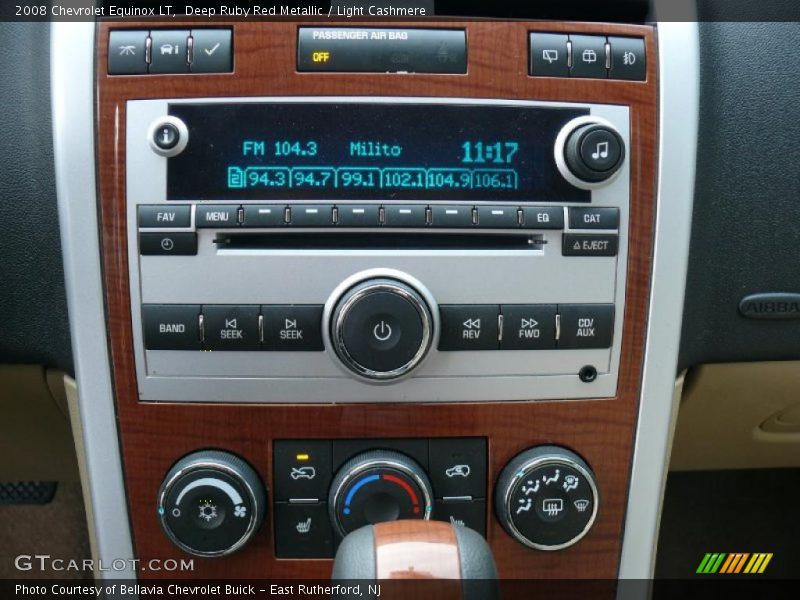 Controls of 2008 Equinox LT