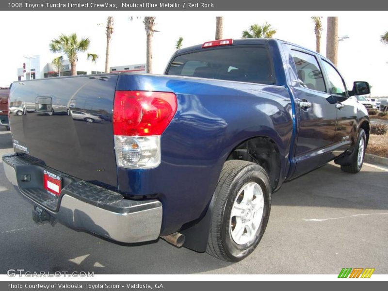 Nautical Blue Metallic / Red Rock 2008 Toyota Tundra Limited CrewMax