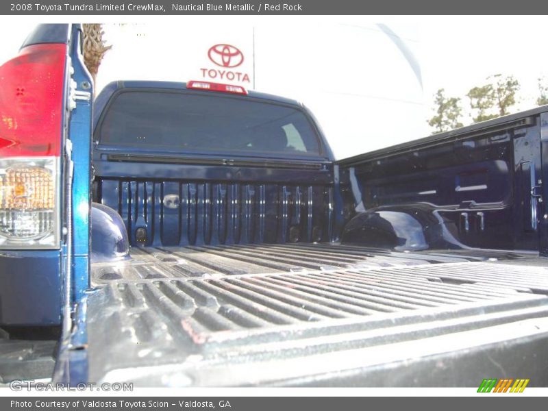 Nautical Blue Metallic / Red Rock 2008 Toyota Tundra Limited CrewMax