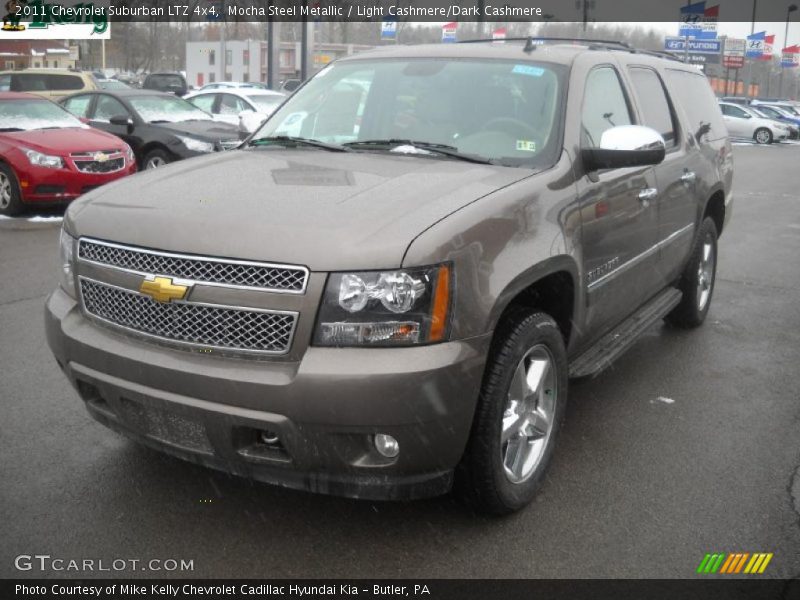 Mocha Steel Metallic / Light Cashmere/Dark Cashmere 2011 Chevrolet Suburban LTZ 4x4