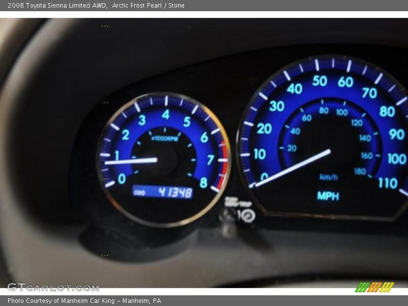 Arctic Frost Pearl / Stone 2008 Toyota Sienna Limited AWD