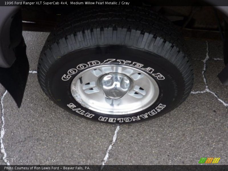 Medium Willow Pearl Metallic / Gray 1996 Ford Ranger XLT SuperCab 4x4