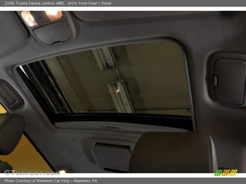 Arctic Frost Pearl / Stone 2008 Toyota Sienna Limited AWD
