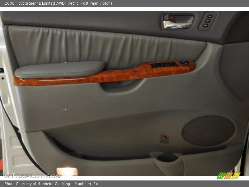 Arctic Frost Pearl / Stone 2008 Toyota Sienna Limited AWD