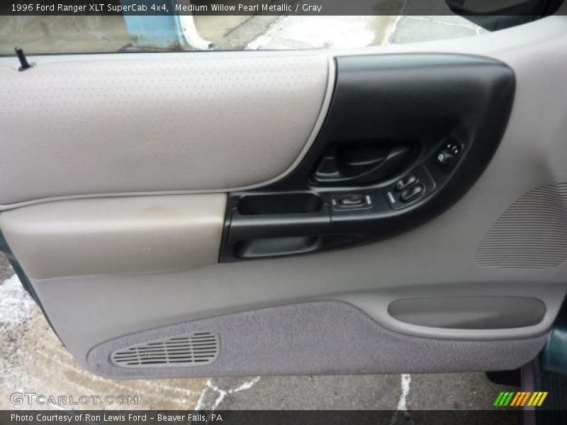 Medium Willow Pearl Metallic / Gray 1996 Ford Ranger XLT SuperCab 4x4