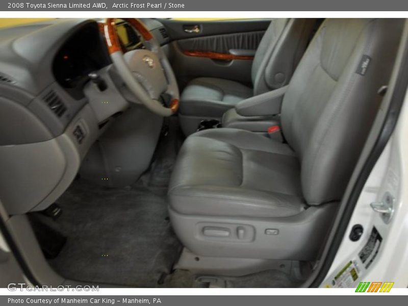 Arctic Frost Pearl / Stone 2008 Toyota Sienna Limited AWD
